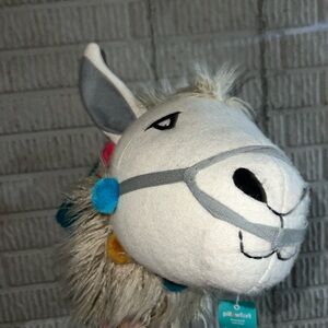 Pillowfort Plush Horse Head with Colorful Mane